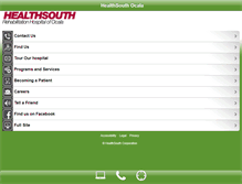 Tablet Screenshot of healthsouthocala.com